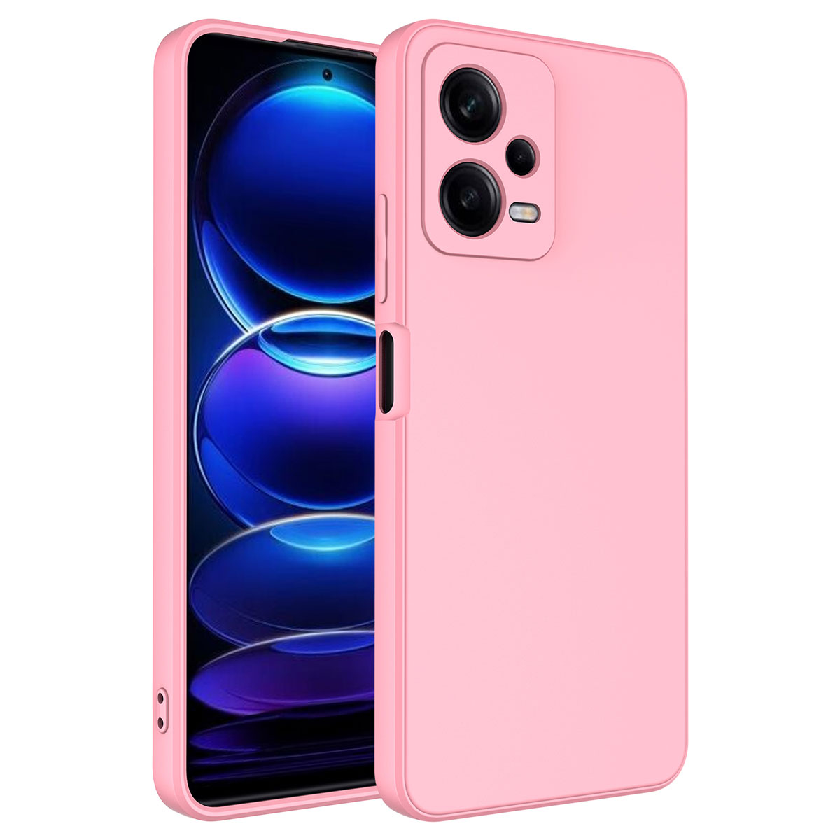 Xiaomi Uyumlu Redmi Note 12 Pro 5G Kılıf Tuhatu Mara Lansman Kapak-Pembe