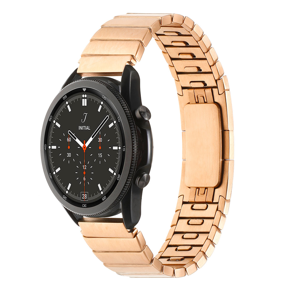 Gear S3 (22mm) Tuhatu Lisbon 22mm Metal Kordon-Rose gold