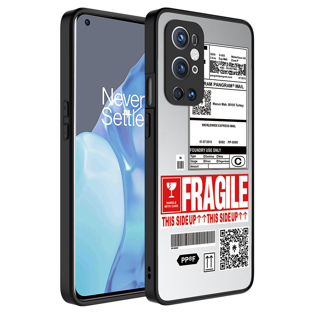 One Plus 9 Pro Kılıf Aynalı Desenli Kamera Korumalı Parlak Tuhatu Mirror Kapak-Fragile