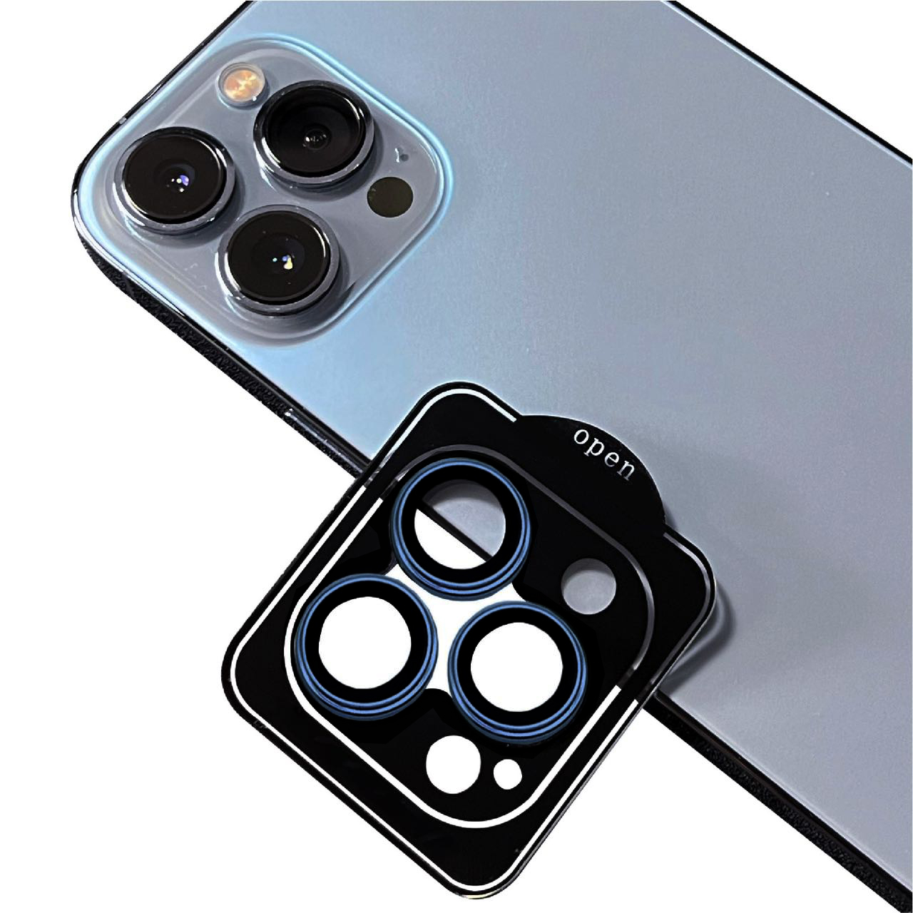 iPhone Uyumlu 11 Pro Tuhatu CL-11 Safir Safir Parmak İzi Bırakmayan Anti-Reflective Kamera Lens Koruyucu-Lacivert