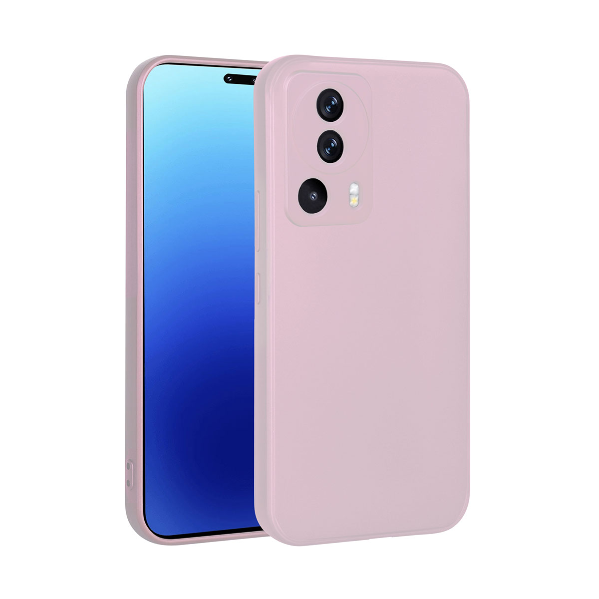 Xiaomi Uyumlu Mi 13 Lite Kılıf Tuhatu Marino Silikon Kapak-Rose gold