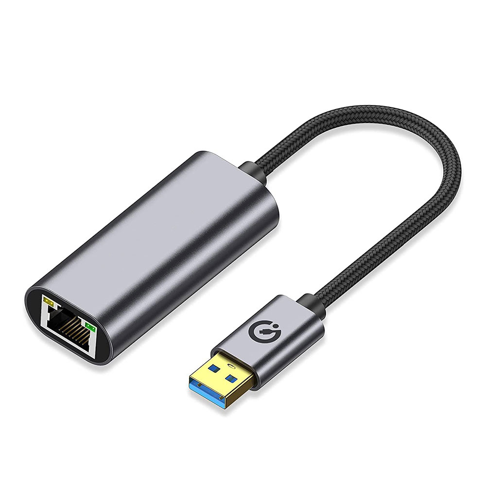 Tuhatu QG03 USB-A to RJ45 USB3.0 Ethernet Dönüştürücü Kablo 1000Mbps 22cm