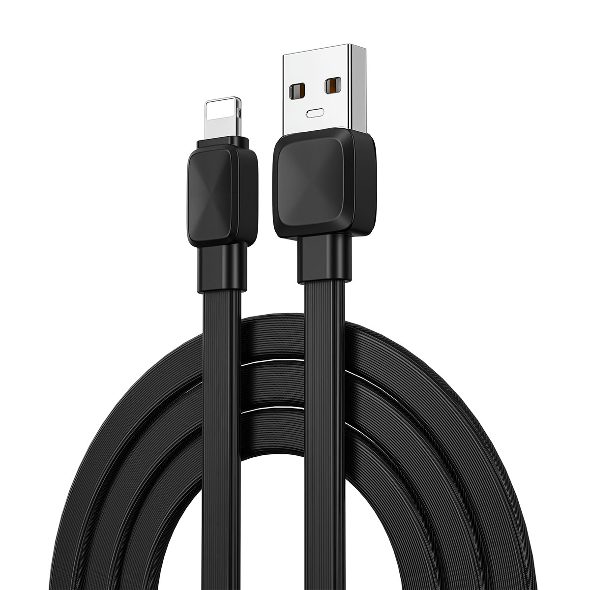 Wiwu Bravo Wİ-C003 Yassı Tasarım Lightning Usb Kablo 1M