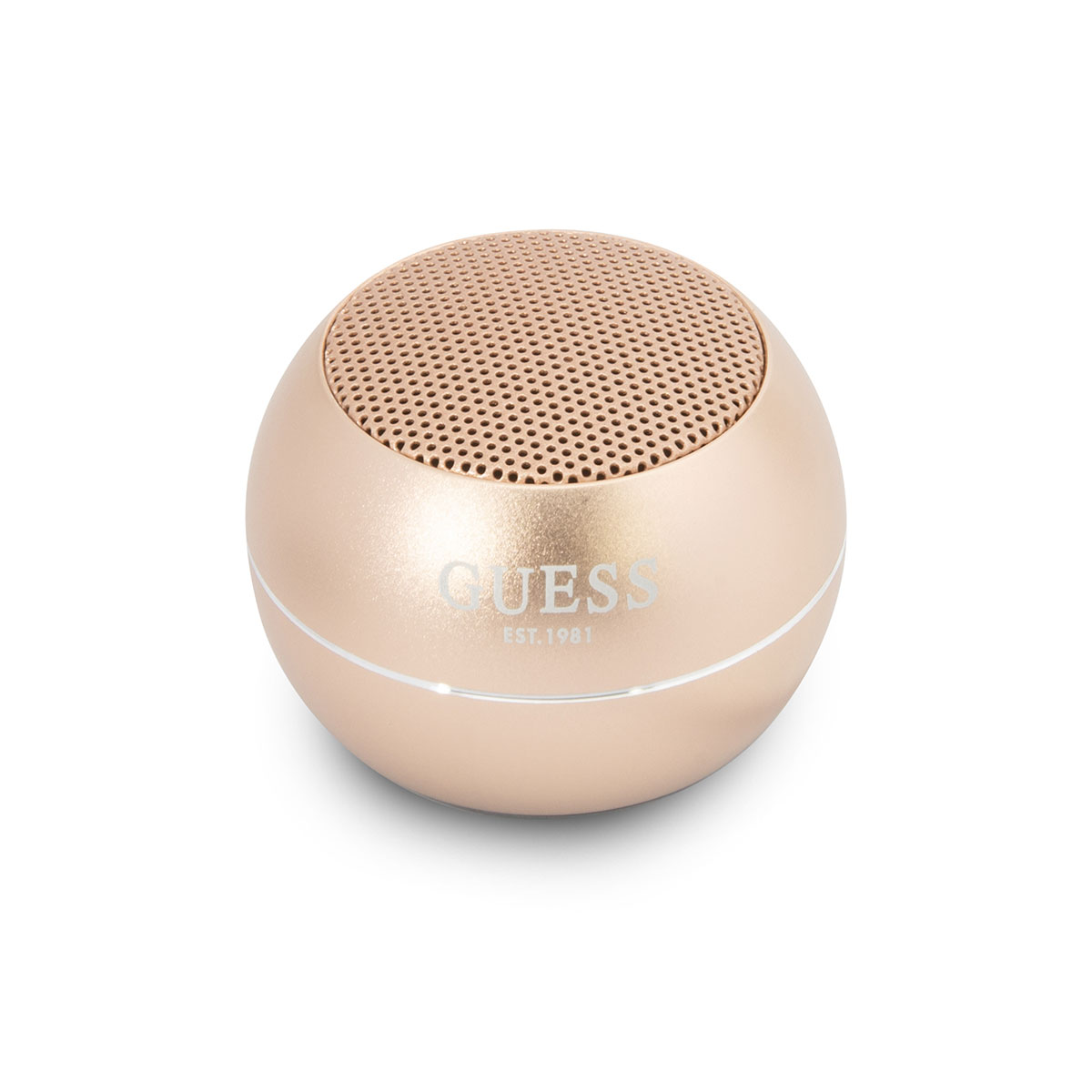 GUESS Alüminyum Alaşım Gövde Tasarımlı Mini Bluetooth Speaker-Gold