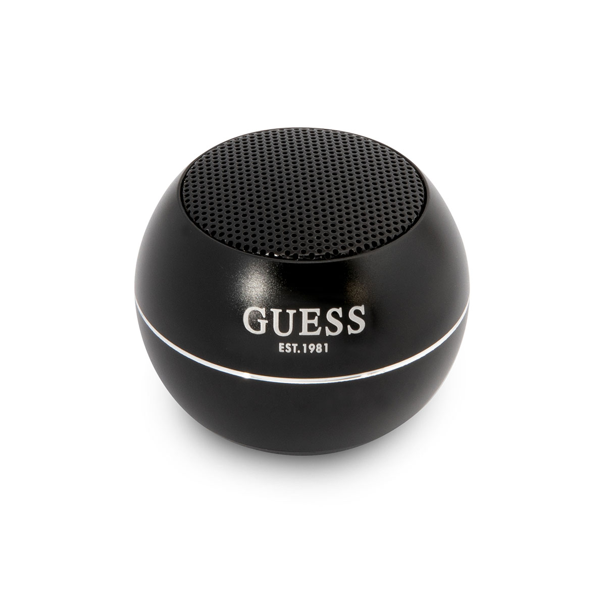 GUESS Alüminyum Alaşım Gövde Tasarımlı Mini Bluetooth Speaker-Siyah