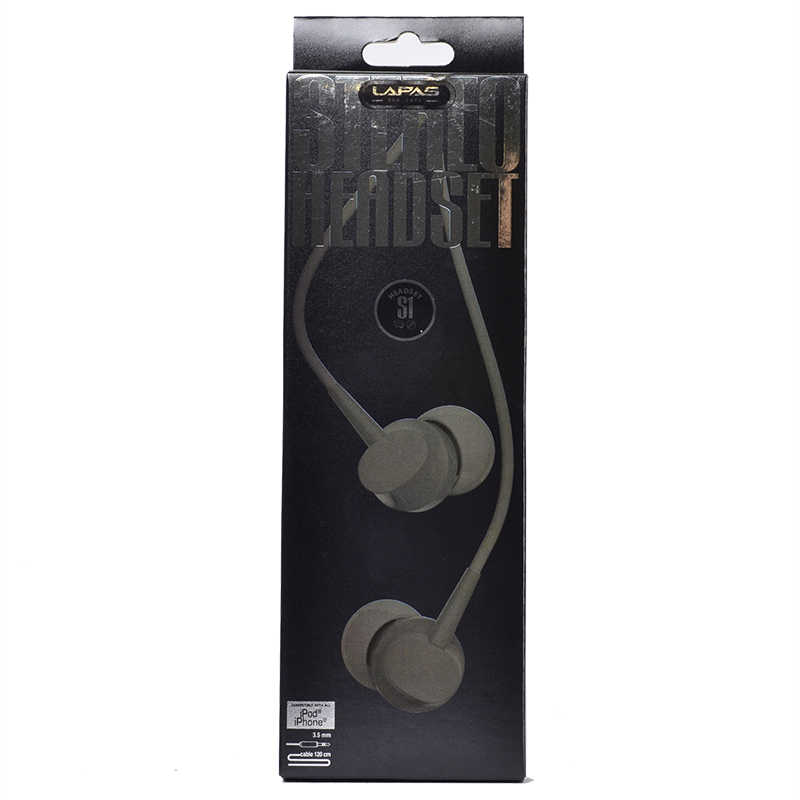 Lapas S1 3.5mm Mp3 Stereo Kulaklık-Siyah