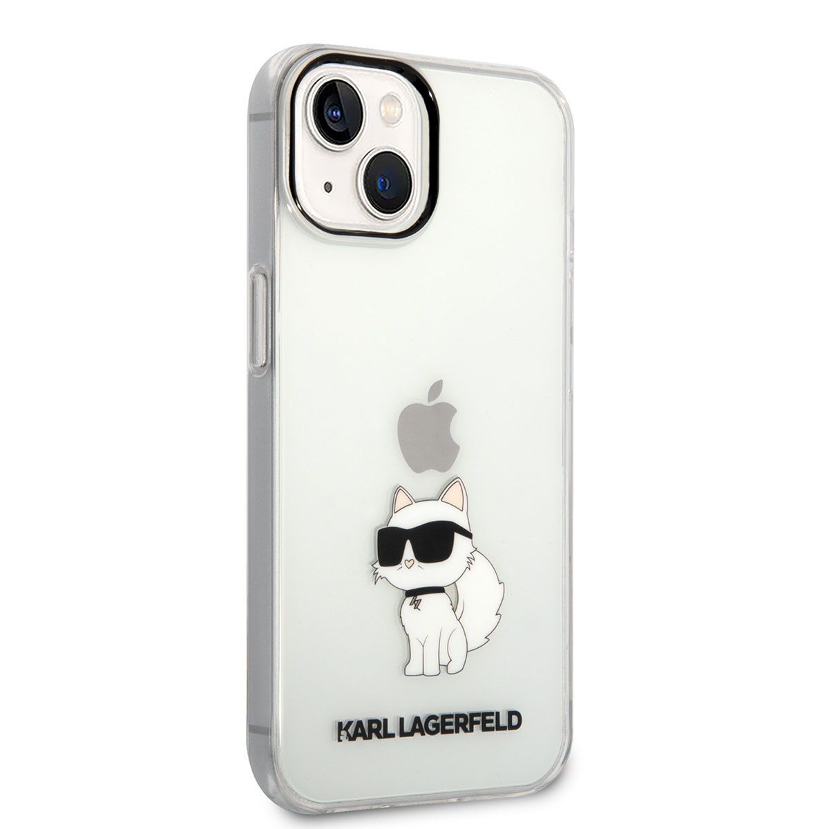 iPhone Uyumlu 14 Kılıf Karl Lagerfeld Transparan Choupette Dizayn Kapak