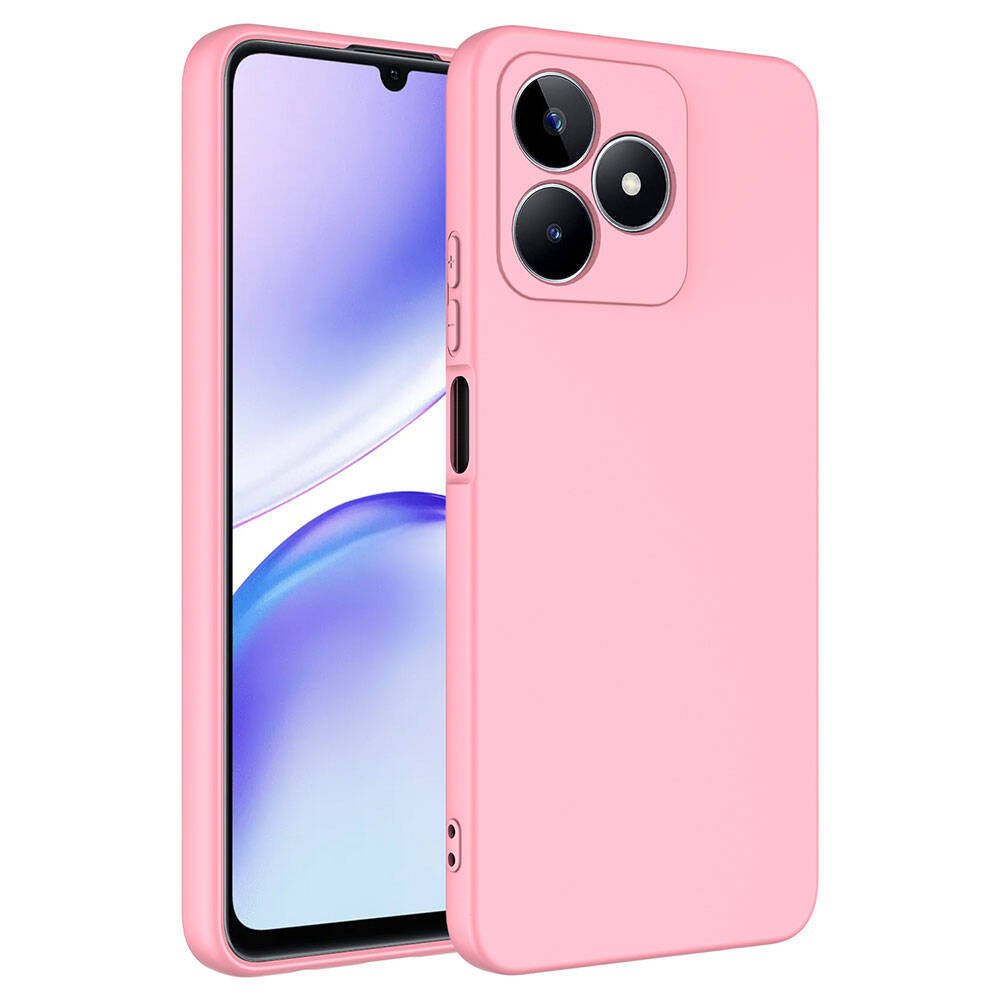 Realme C53 Kılıf Tuhatu Mara Lansman Kapak-Pembe