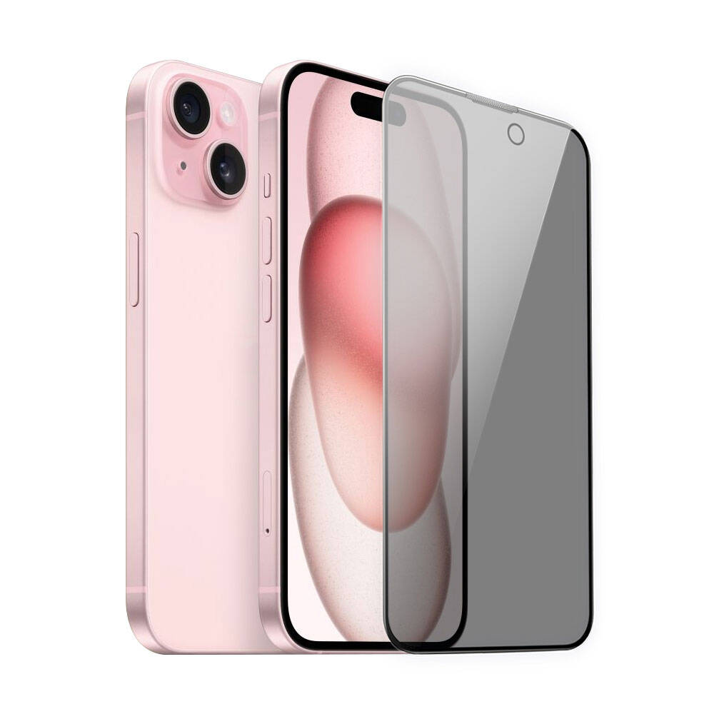 iPhone Uyumlu 15 Plus Wiwu iHayalet HD Anti-Peep Ekran Koruyucu