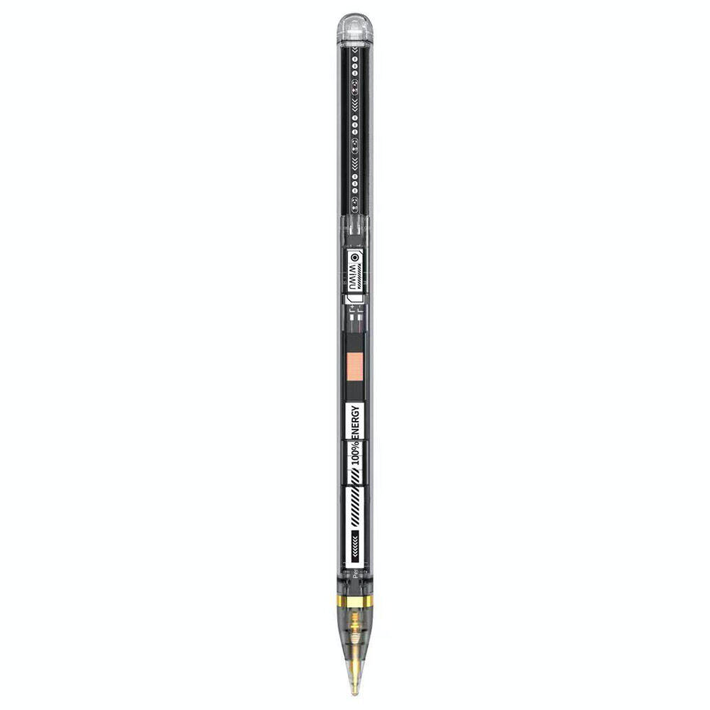 Wiwu Pencil W Pro Dijital Led Göstergeli Palm-Rejection Şeffaf Görünüm Tasarımlı Dokunmatik Çizim Kalemi