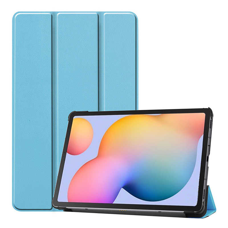 Lenovo Tab P11 Pro 11.2’’ 2.Nesil Tuhatu Smart Cover Standlı 1-1 Kılıf-Mavi