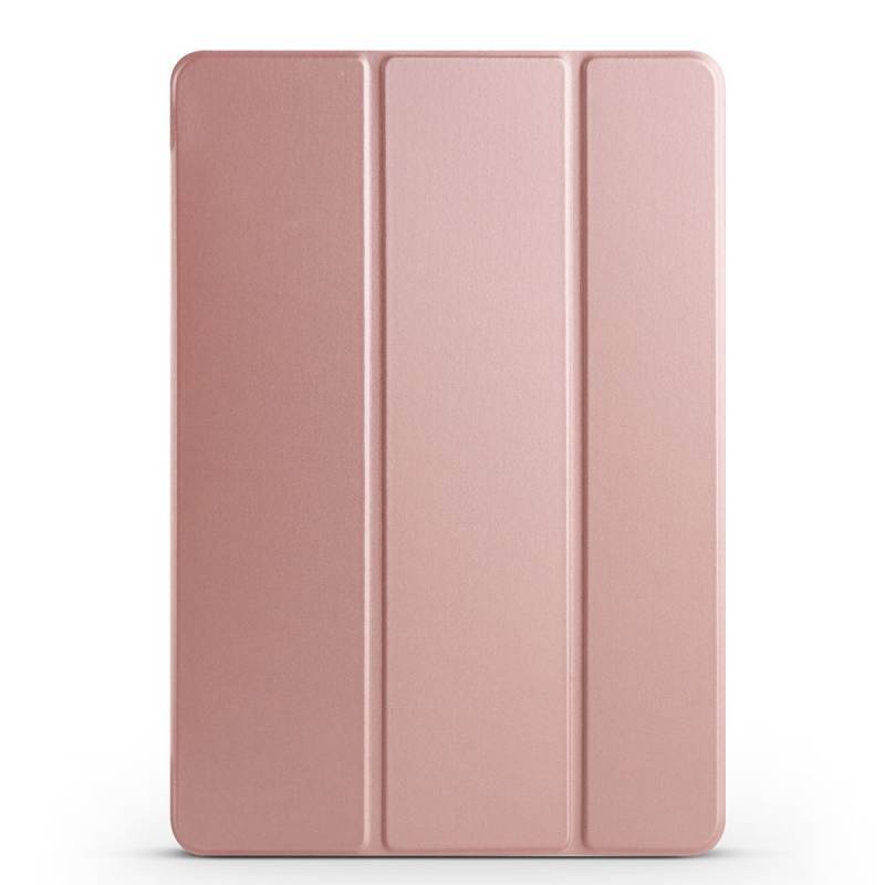 Galaxy Uyumlu Tab S9 Tuhatu Smart Cover Standlı 1-1 Kılıf-Rose gold