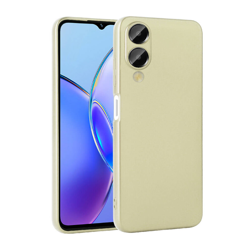 Vivo Y17S Kılıf Tuhatu Marino Silikon Kapak-Gold