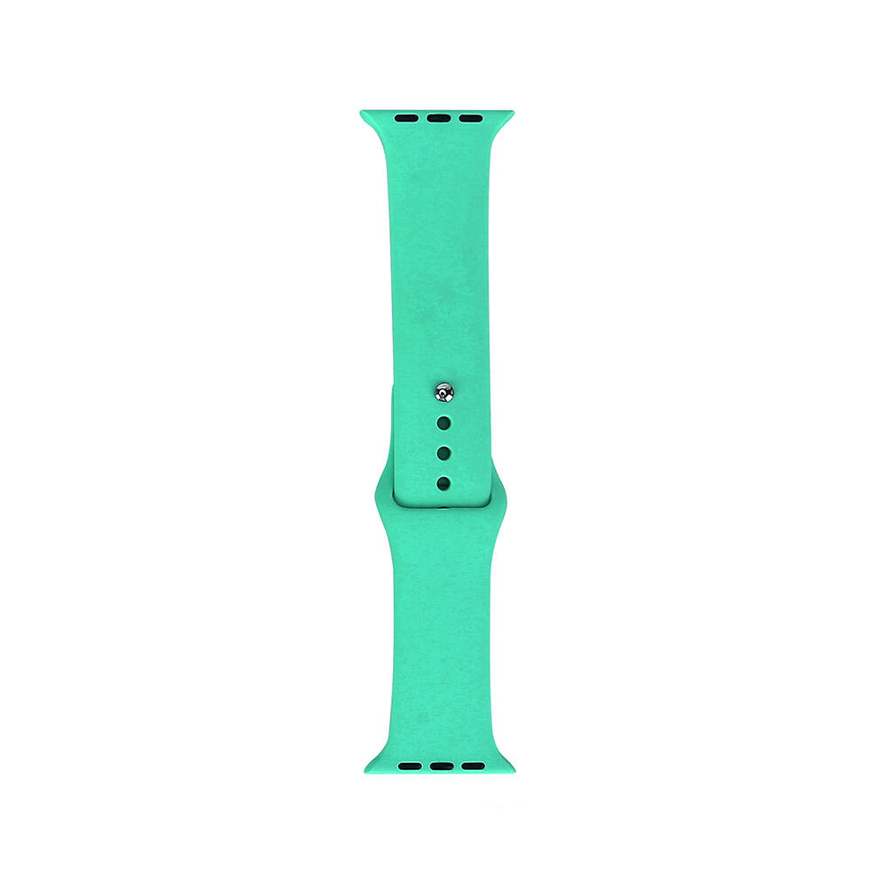 Watch 38mm Band Serisi Klasik Kordon Silikon Strap Kayış-Spearmint green