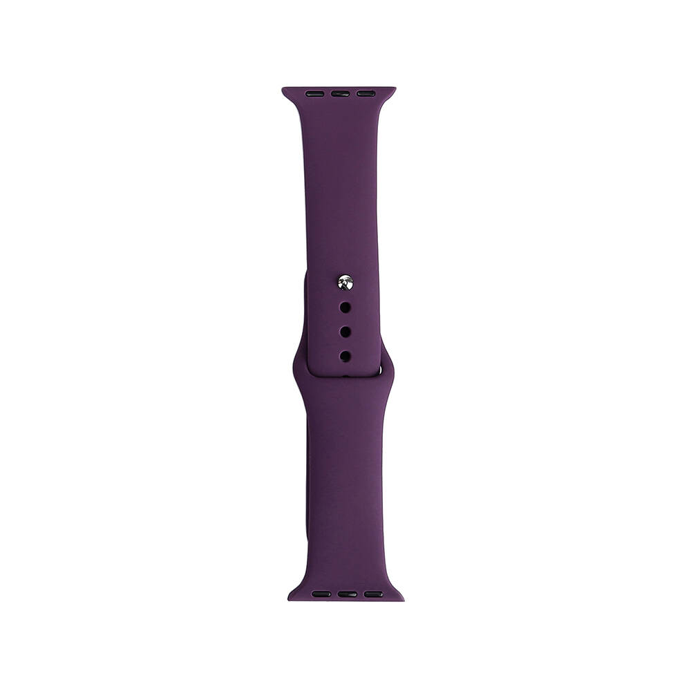 Watch 38mm Band Serisi Klasik Kordon Silikon Strap Kayış-Violet