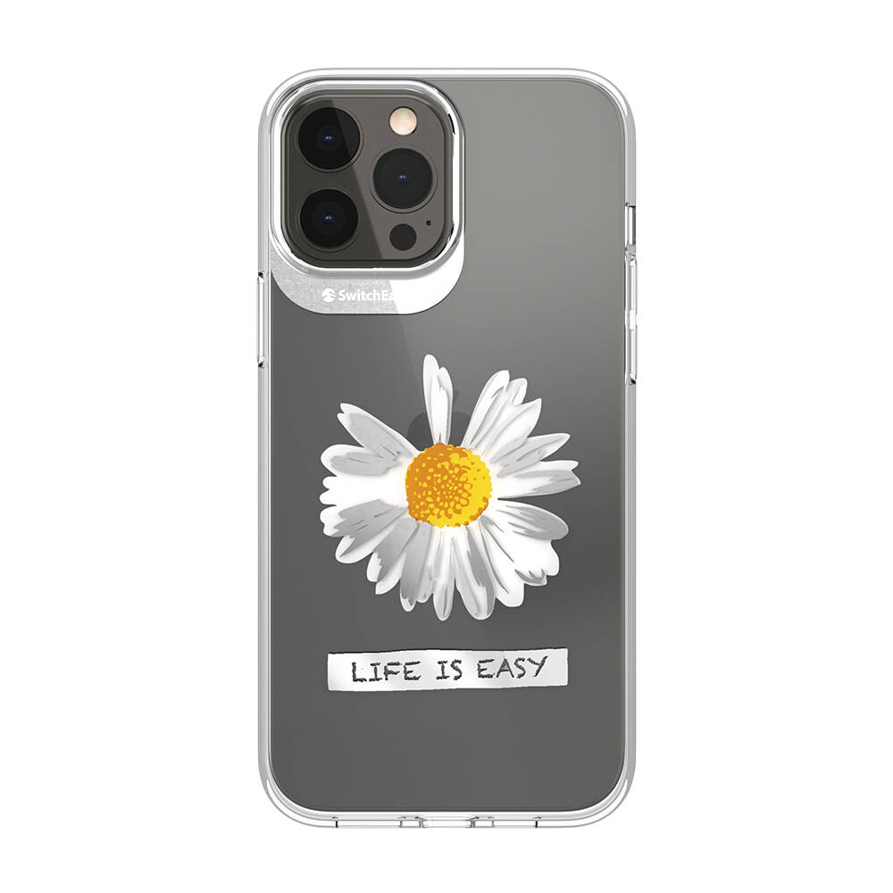 iPhone Uyumlu 13 Pro Max Kılıf Çift IMD Baskılı Lisanslı Switcheasy Artist Daisy Kapak