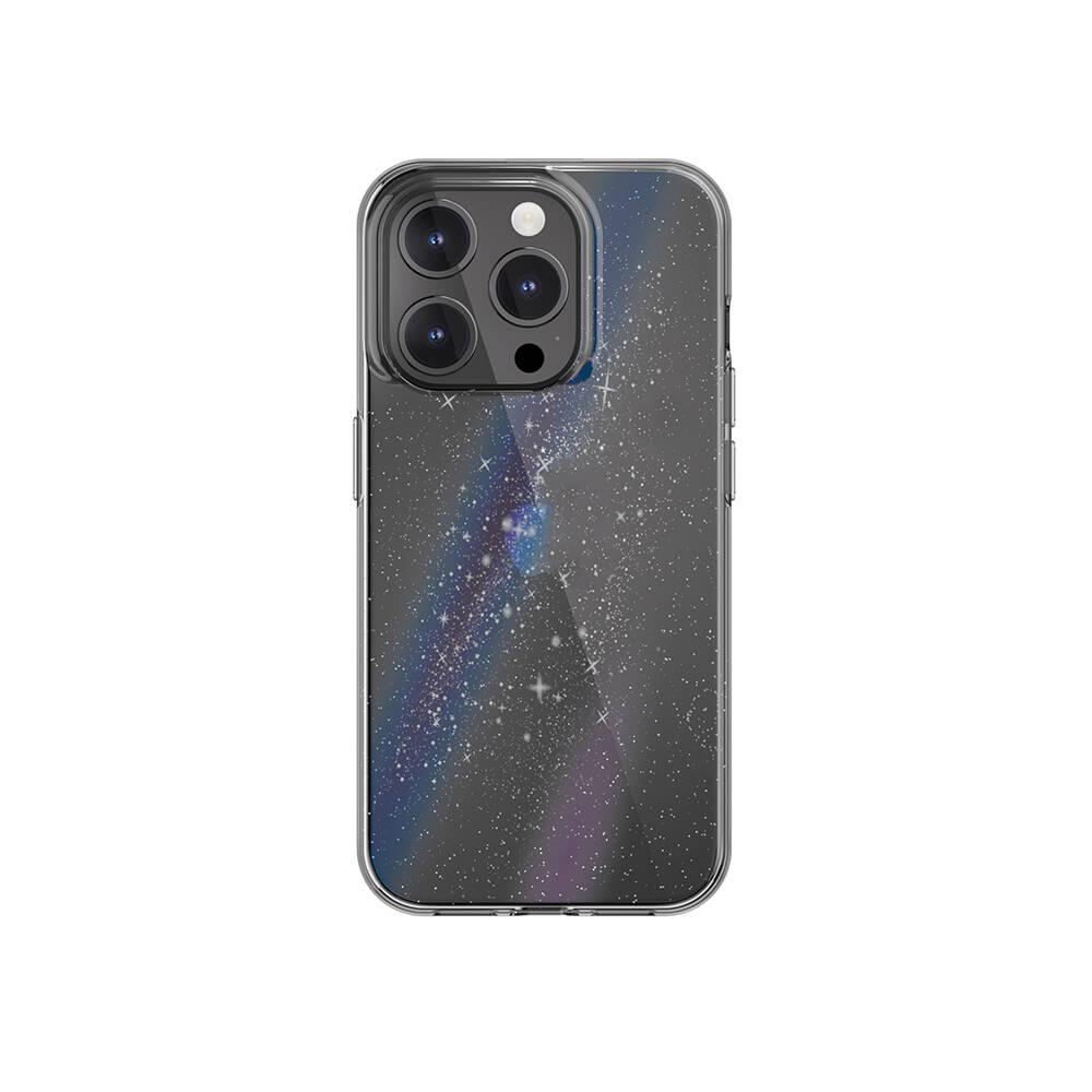 iPhone Uyumlu 15 Pro Kılıf Çift Katmanlı IMD Baskılı Bumper Lisanslı Switcheasy Cosmos Nebula Kapak