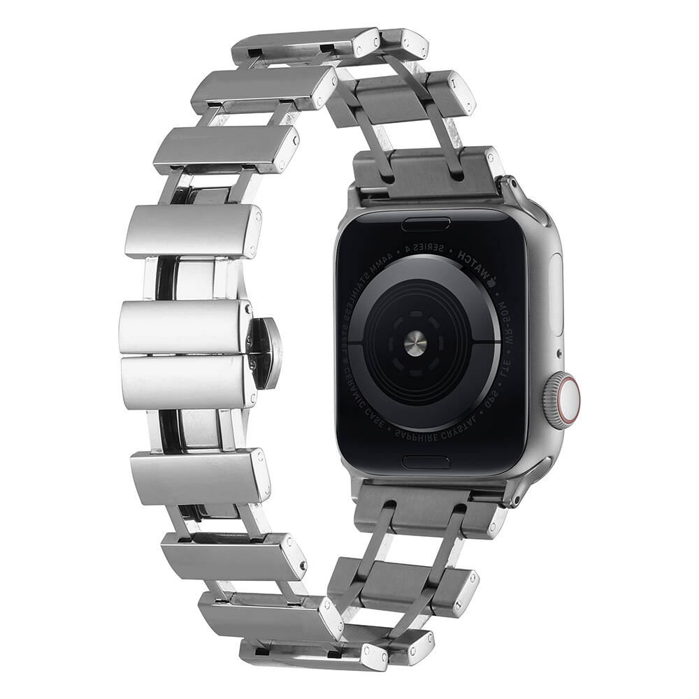 Watch Ultra 49mm Tuhatu KRD-96 Metal Kordon-Gümüş