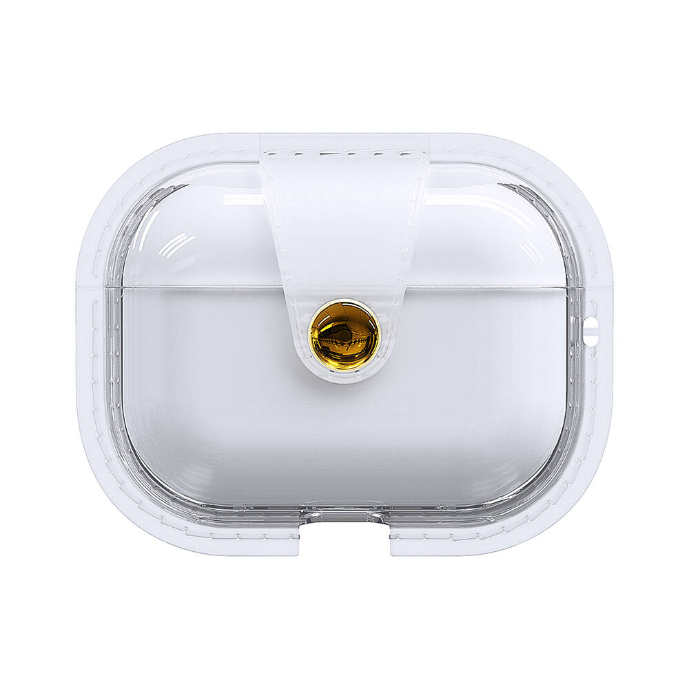 Airpods Uyumlu Pro 2 Tuhatu Airbag 33 Darbelere Karşı Dayanıklı Magnetik Kılıf-Şeffaf