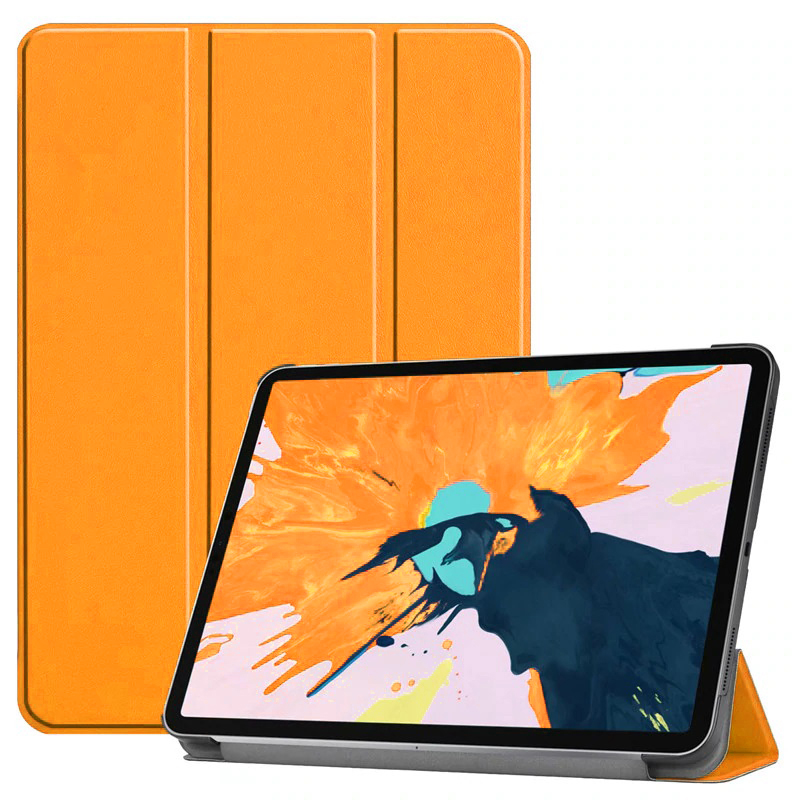 iPad Uyumlu Air 11 2024 Tuhatu Smart Cover Standlı 1-1 Kılıf-Turuncu