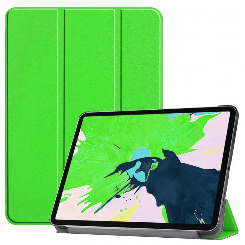 iPad Uyumlu Air 11 2024 Tuhatu Smart Cover Standlı 1-1 Kılıf-Yeşil