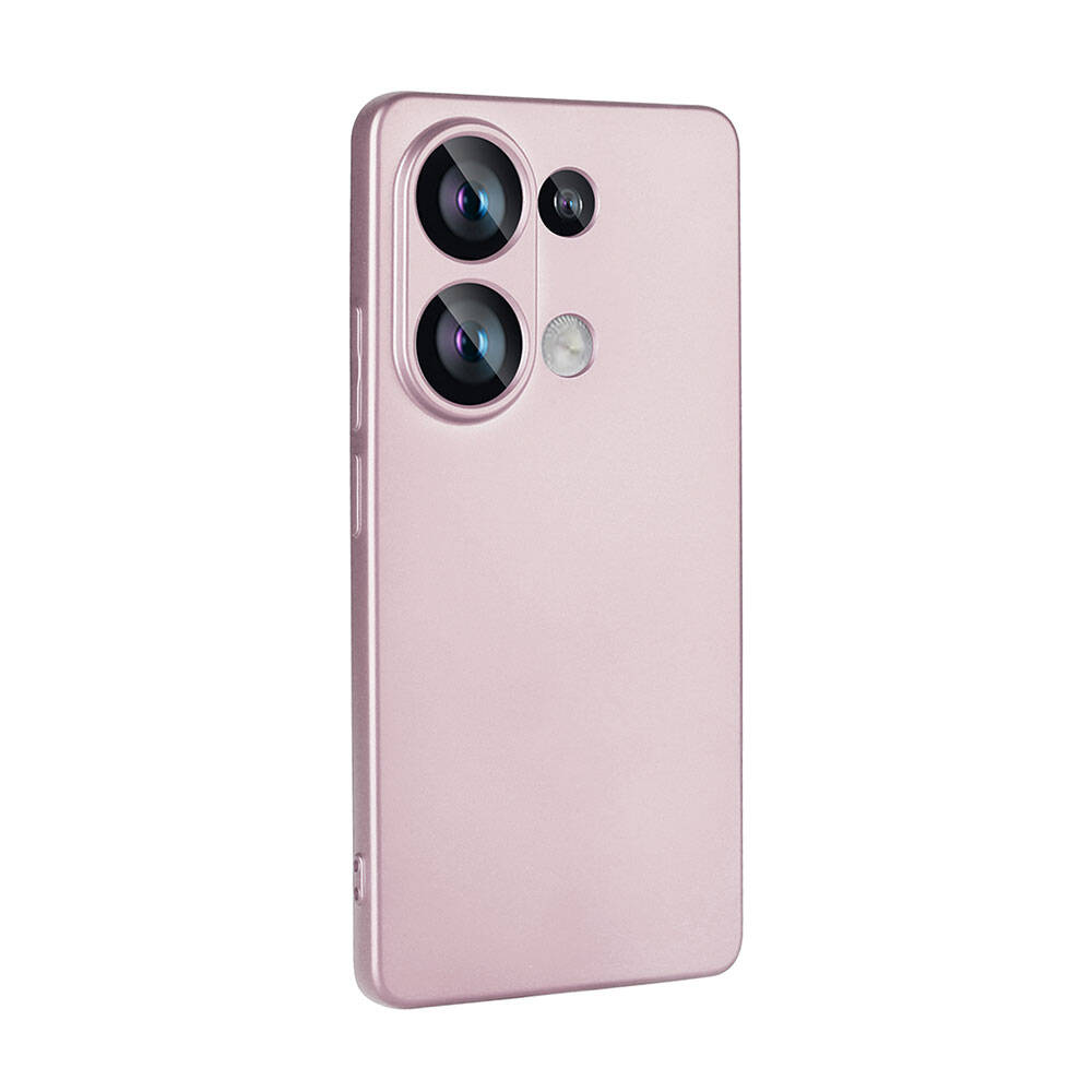 Xiaomi Uyumlu Redmi Note 13 4G Kılıf Tuhatu Marino Silikon Kapak-Rose gold