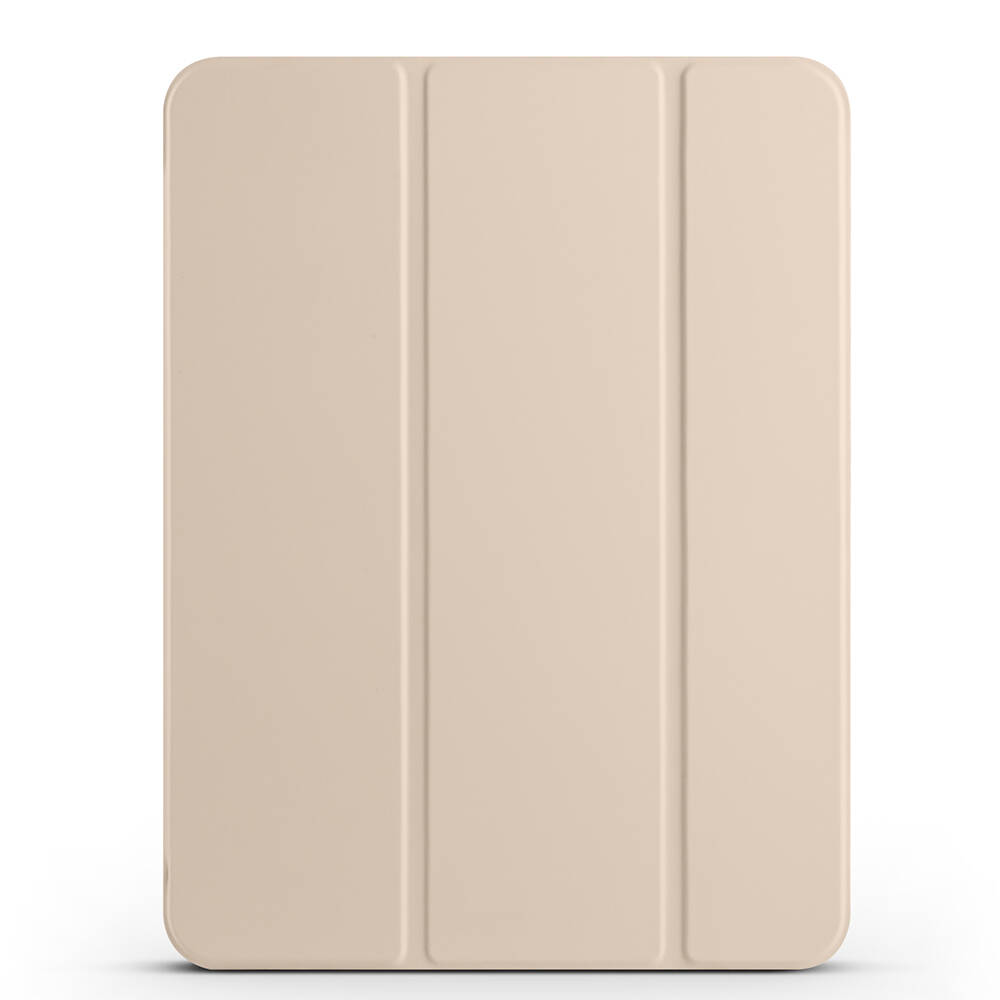 iPad Uyumlu Pro 11 2024 Tuhatu Smart Cover Kalem Bölmeli Standlı 1-1 Kılıf-Gold