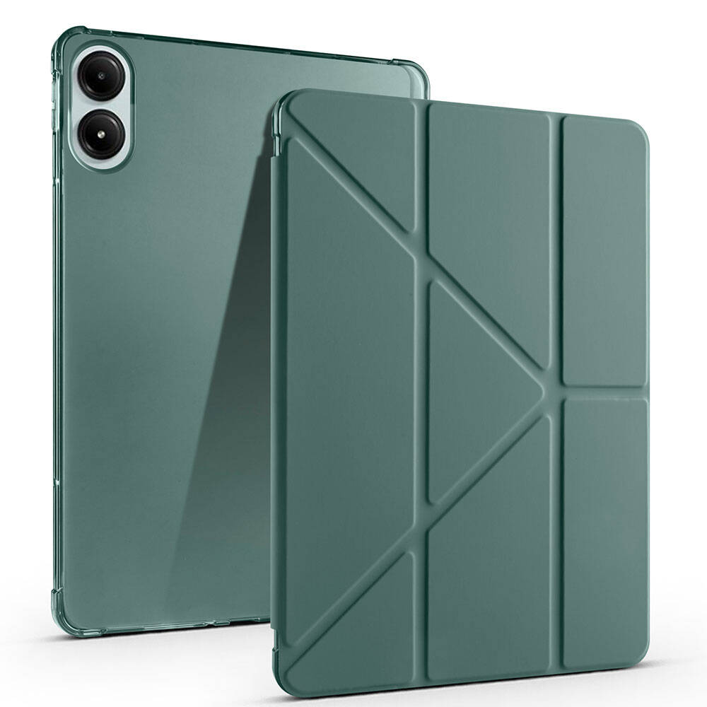 Xiaomi Uyumlu Poco Pad Kılıf Tuhatu Tri Folding Kalem Bölmeli Standlı Kılıf