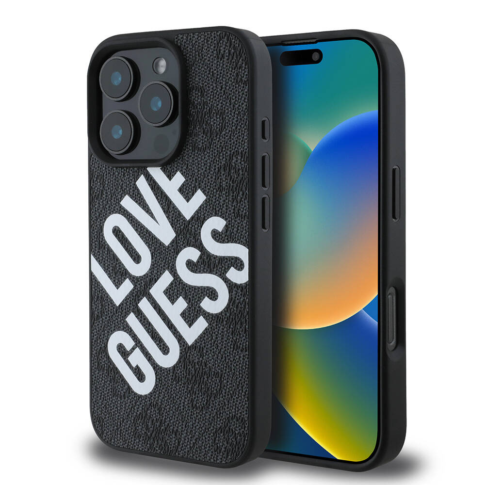 iPhone Uyumlu 16 Pro Kılıf Guess Orjinal Lisanslı Big Love Guess Kapak