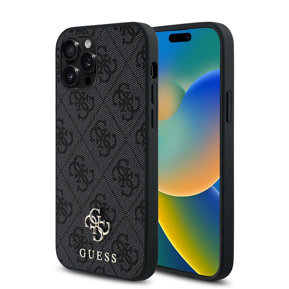 iPhone Uyumlu 12 Pro Kılıf Guess Orjinal Lisanslı Magsafe Şarj Özellikli Small 4G Classic Kapak