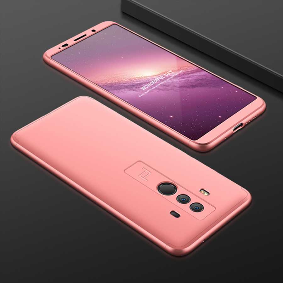 Huawei Uyumlu Mate 10 Pro Kılıf Tuhatu Ays Kapak-Rose gold