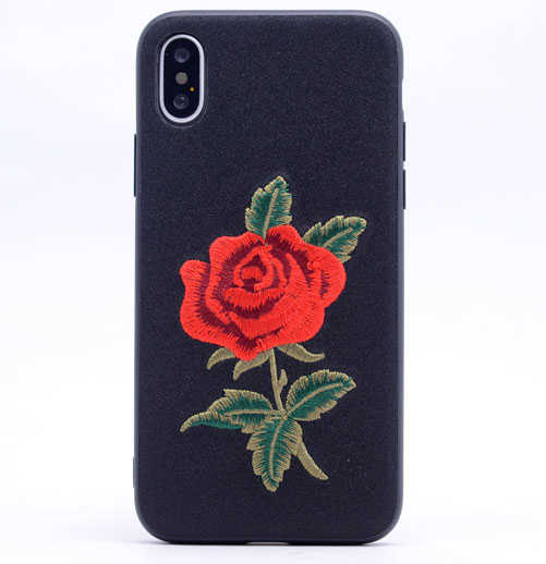 iPhone Uyumlu X Kılıf Tuhatu Rose Kapak