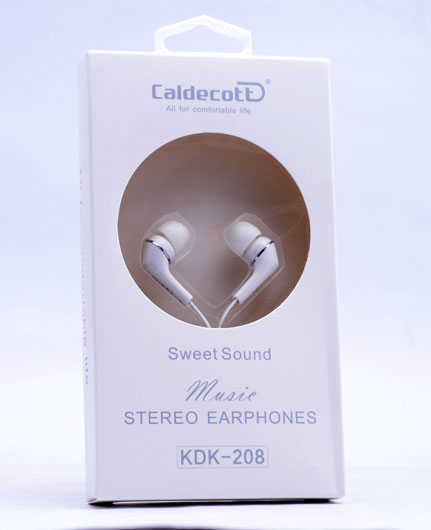 Caldecott KDK-208 Mp3 Stereo Kulaklık-Beyaz