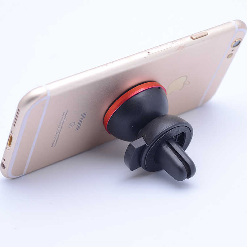 Tuhatu New Magnetic Air Vent Mount Araç Telefon Tutucu-Kırmızı