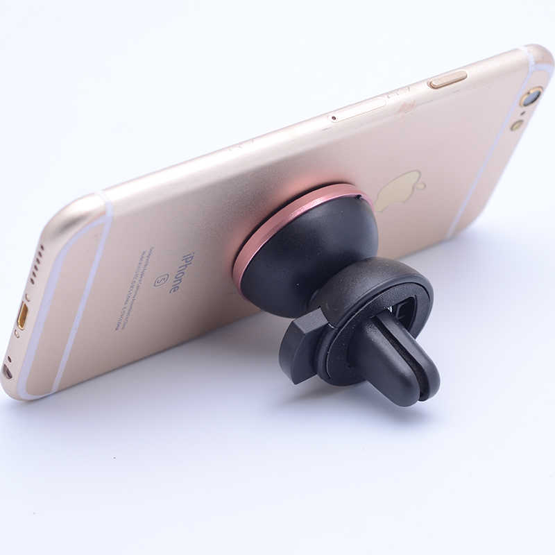 Tuhatu New Magnetic Air Vent Mount Araç Telefon Tutucu-Rose gold