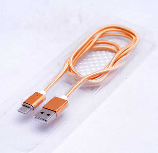 Tuhatu Metal Manyetic Uçlu Lightning Usb Kablo-Gold