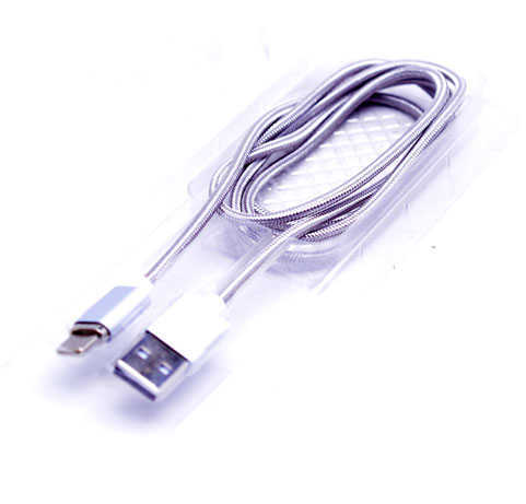 Tuhatu Metal Manyetic Uçlu Lightning Usb Kablo-Gri