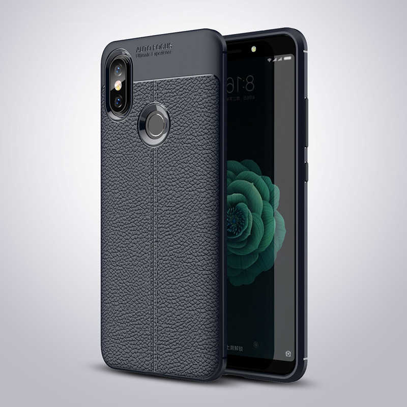 Xiaomi Uyumlu Mi 8 Kılıf Tuhatu Ceku Silikon Kapak-Lacivert