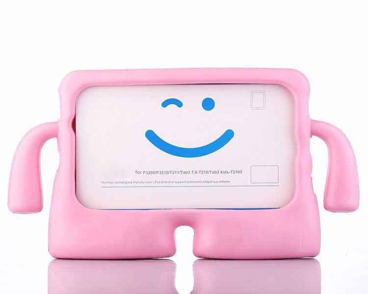 iPad Uyumlu Mini 4 Tuhatu Çocuk Standlı Tablet Kılıf-Pembe