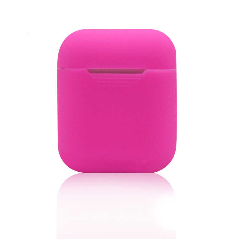 Airpods Uyumlu Tuhatu Standart Silikon Kılıf-Pembe