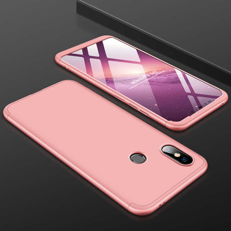 Xiaomi Uyumlu Mi 8 Kılıf Tuhatu Ays Kapak-Rose gold