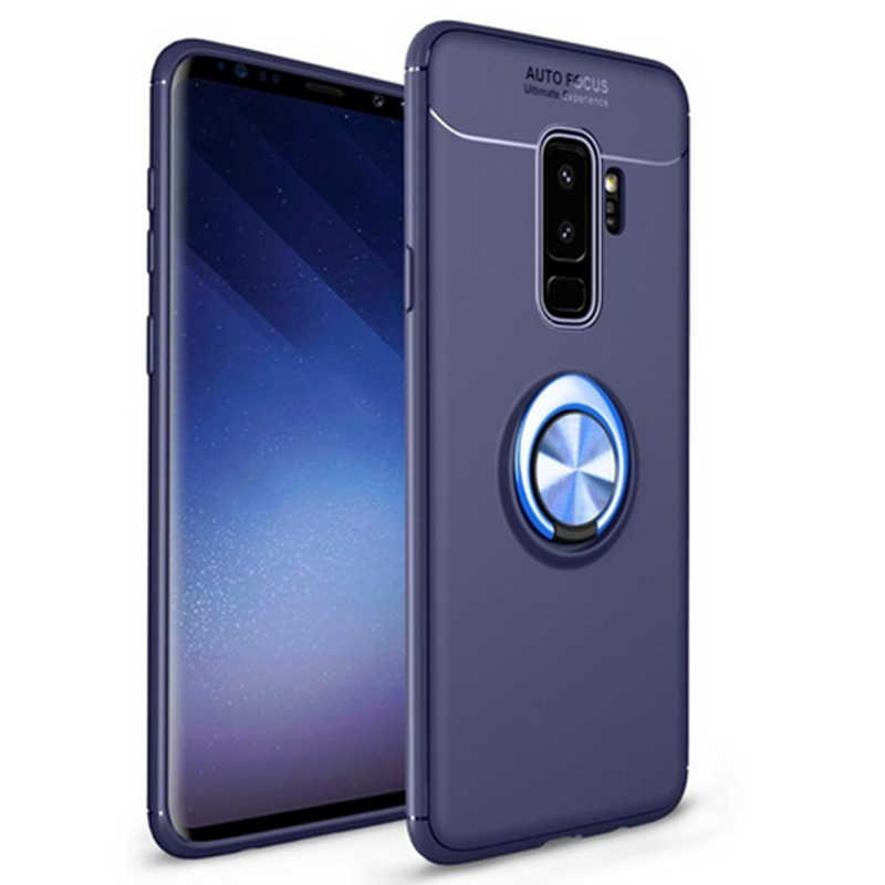 Galaxy Uyumlu S9 Plus Kılıf Tuhatu Ravel Silikon Kapak-Mavi