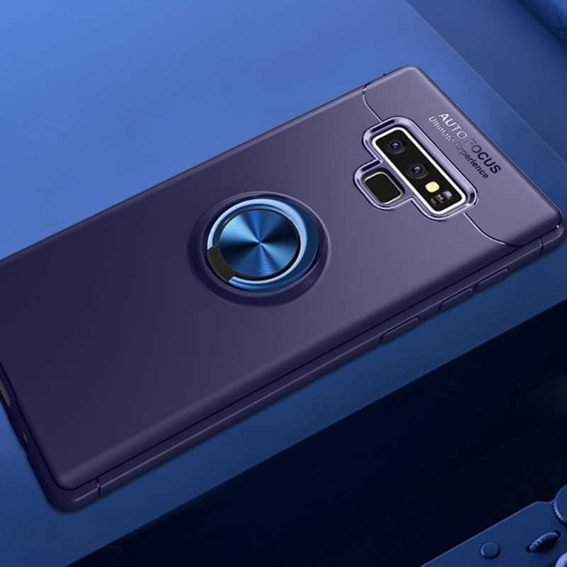 Galaxy Uyumlu Note 9 Kılıf Tuhatu Ravel Silikon Kapak-Mavi