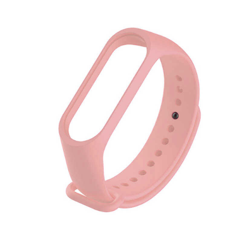 Xiaomi Uyumlu Mi Band 3 Silikon Kordon-Pembe