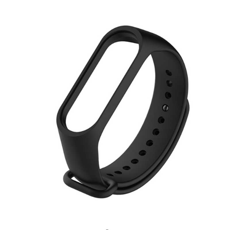 Xiaomi Uyumlu Mi Band 3 Silikon Kordon-Siyah