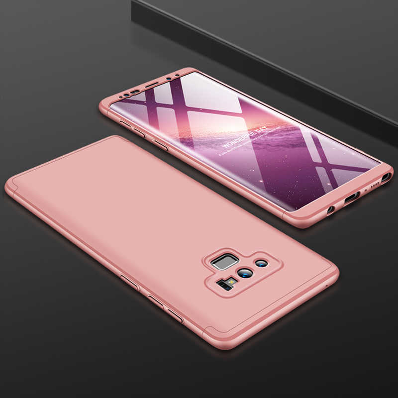 Galaxy Uyumlu Note 9 Kılıf Tuhatu Ays Kapak-Rose gold