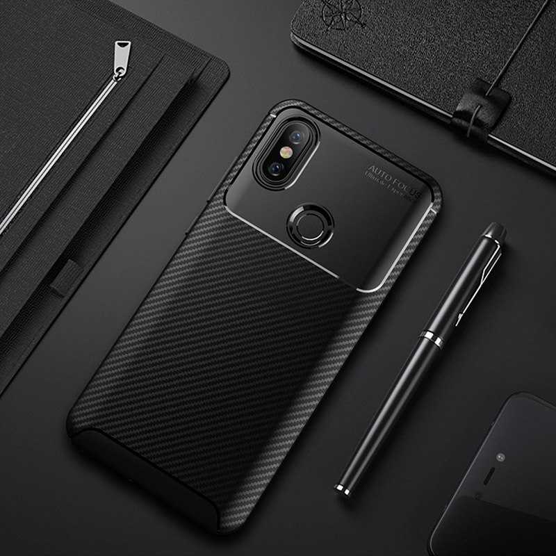 Xiaomi Uyumlu Mi 8 Kılıf Tuhatu Garavel Silikon Kapak-Siyah