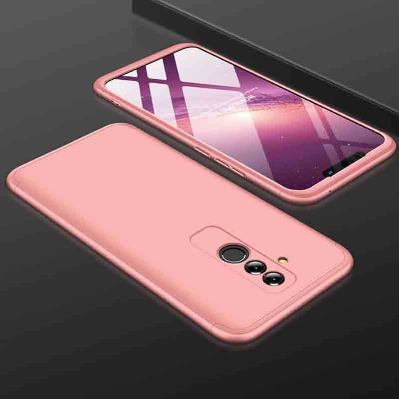 Huawei Uyumlu Mate 20 Lite Kılıf Tuhatu Ays Kapak-Rose gold