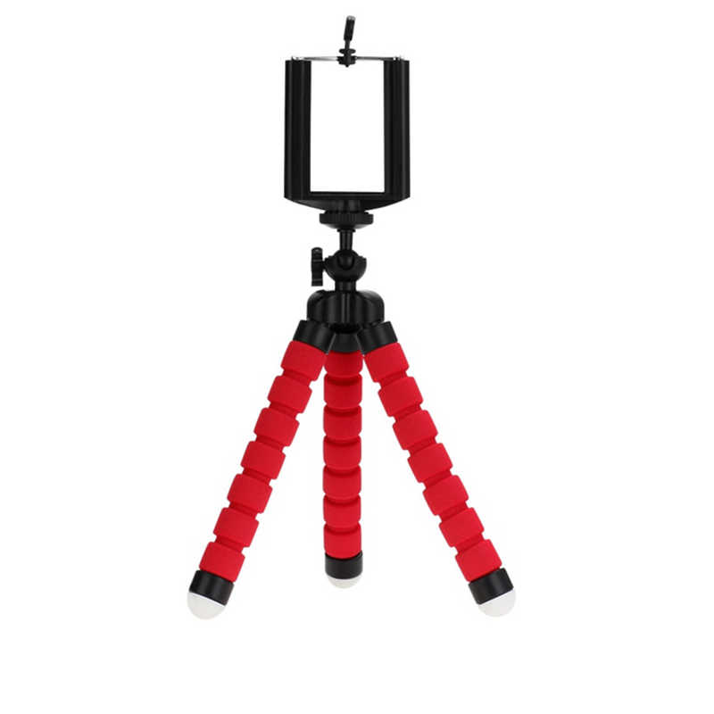 Tuhatu TR1 Kısa Tripod Sünger Ayaklı-Kırmızı