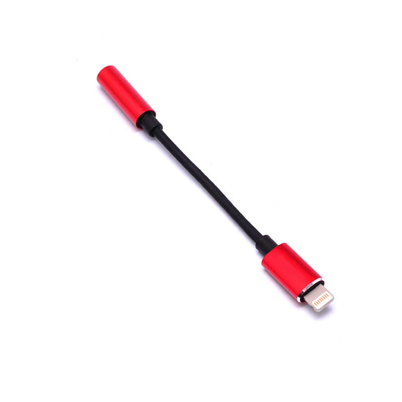 Go Des GD-UC019 Lightning To 3.5mm Dönüştürücü-Kırmızı